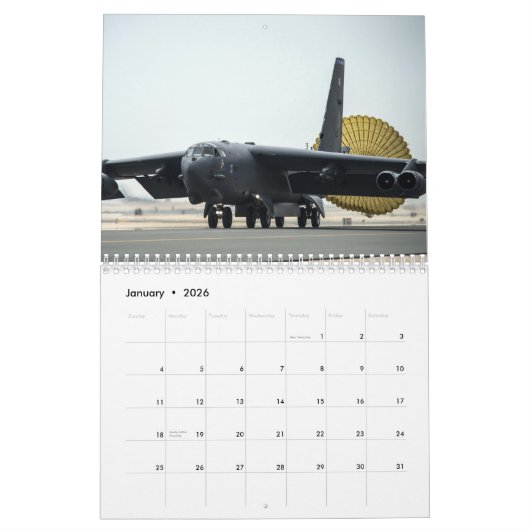 B-52 Stratofort Kalender (Jan 2026)