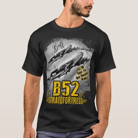 B-52 Stratofort U.S. lange-afstandszware bommenwer T-shirt (Voorkant)