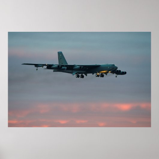 B-52 Stratofort Vliegtuig Poster (Voorkant)