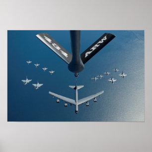 B-52 Stratofort Vliegtuig Poster
