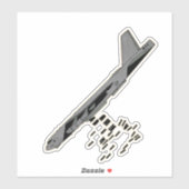 B-52, Stratofortress, Bomber Vliegtuig Sticker (Vel)