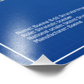 B-52 Stratofortress - Vliegtuigblauwdruk plannen A Foto Afdruk (Hoek)