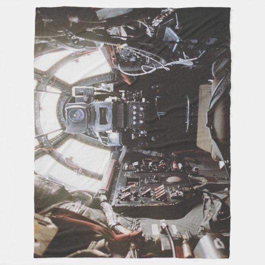 B-52 TAIL GUNNER FLEECE DEKEN (Voorkant)