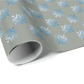 B-52 Vliegtuig Snowflake Cadeaupapier (Rol Hoek)