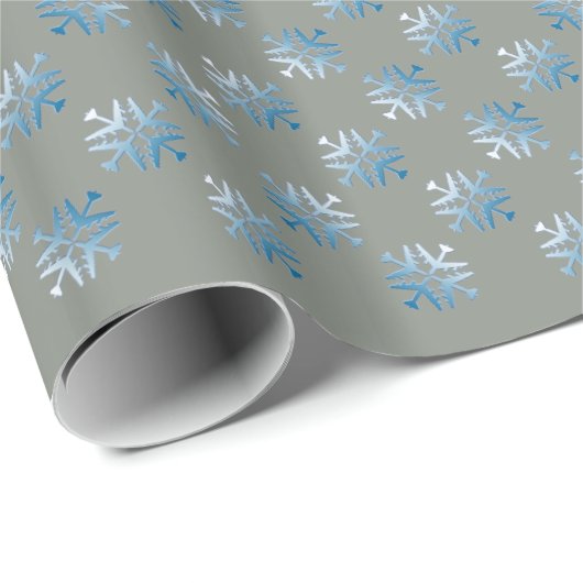 B-52 Vliegtuig Snowflake Cadeaupapier (Rol Hoek)