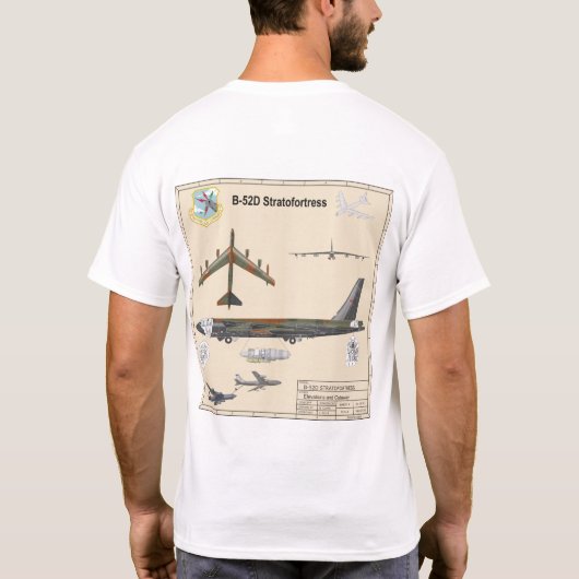 B-52 Vrede op de Oude Fashioned Way T-shirt (Achterkant)