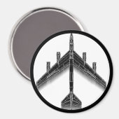 B-52 Vredesmagneet Magneet (Voorkant / Achterkant)