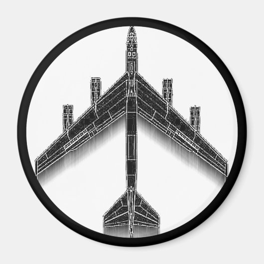 B-52 Vredesmagneet Magneet (Voorkant)