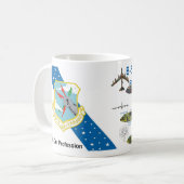 B-52D "Big Belly" Stratofortress w SAC Melkweg Koffiemok (Voorkant links)