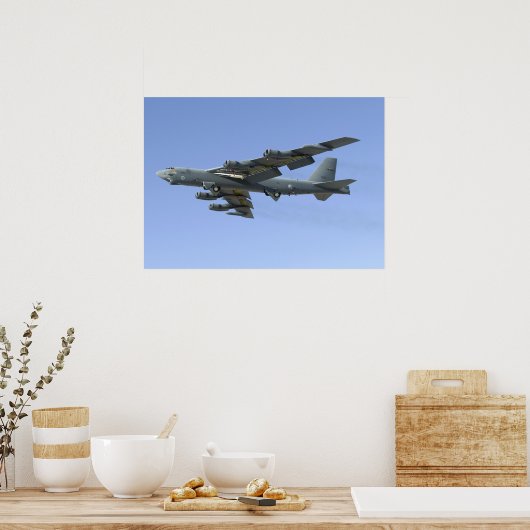 B-52H Stratofort draagt de X-51A WaveRider Poster (Keuken)
