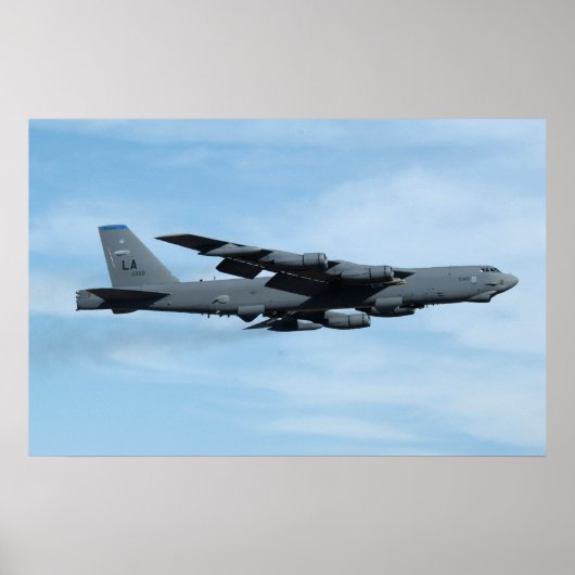 B-52H Stratofort Vliegtuig Poster (Voorkant)