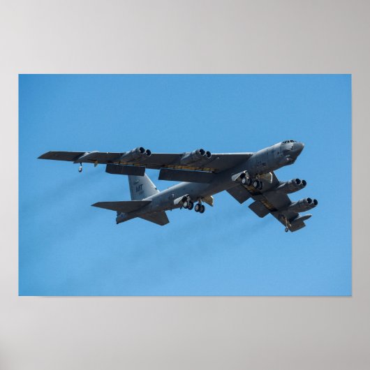 B-52H Stratofort Vliegtuig Poster (Voorkant)