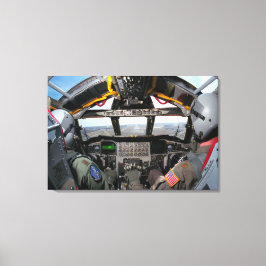 B-52H STRATOFORTRESS COCKPIT 24x36 Canvas Afdruk