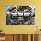 B-52H STRATOFORTRESS COCKPIT 40x60 Canvas Afdruk (Insitu (Woonkamer))