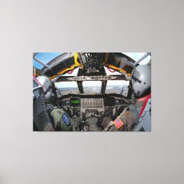 B-52H STRATOFORTRESS COCKPIT 40x60 Canvas Afdruk