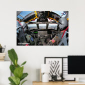 B-52H STRATOFORTRESS COCKPIT POSTER (Thuiskantoor)