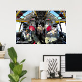 B-52H STRATOFORTRESS COCKPIT POSTER (Thuiskantoor)