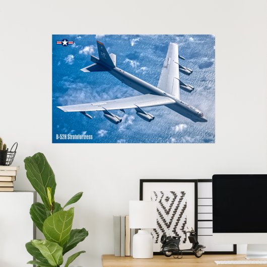 B-52H STRATOFORTRESS POSTER (Thuiskantoor)