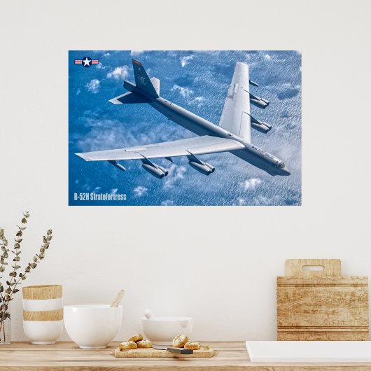 B-52H STRATOFORTRESS POSTER (Keuken)