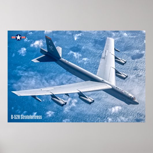 B-52H STRATOFORTRESS POSTER (Voorkant)