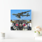 B-52H STRATOFORTRESS VIERKANTE KLOK (Huis)