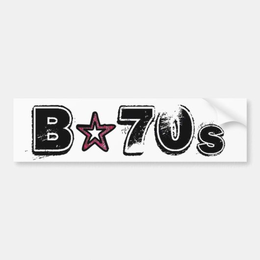 B-70s Official Sticker (Voorkant)