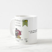 B-a-a-a-h Humbug Kerstmis Mok (Voorkant links)