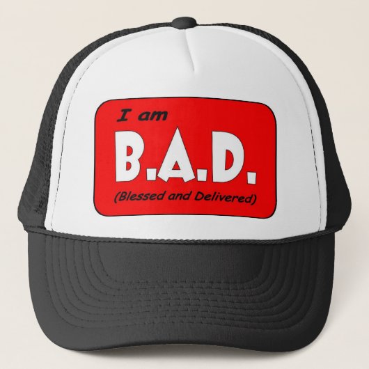 B.A.D.Pet - Gepersonaliseerd Trucker Pet (Voorkant)