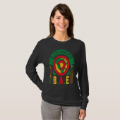 B A E Black & Educated Black History Month African T-shirt (Voorkant volledig)
