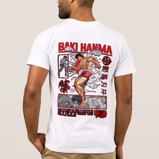 b-a-k-i h-a-n-m-a t-shirt (Achterkant)