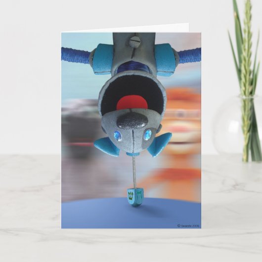 B.A.R.K. dreidel kaart (Voorkant)