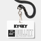 B.A.R.S KY4KY Club Lid Badge (Voorzijde met lanyard)
