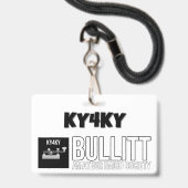 B.A.R.S KY4KY Club Lid Badge (Achterkant met lanyard)