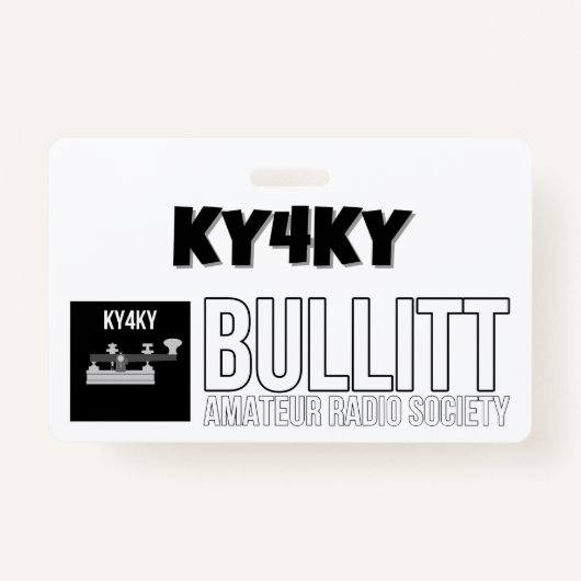 B.A.R.S KY4KY Club Member Badge (Voorkant)