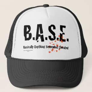 B.A.S.E. Jumping Skydiver Trucker Pet