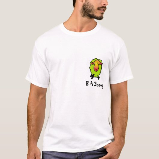 B A Sheep! T-shirt (Voorkant)