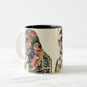 B.A TWEEKLEURIGE KOFFIEMOK (Voorkant links)