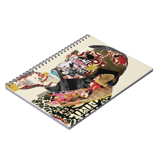 B.A. typografie collage Notitieboek (Linkerzijde)