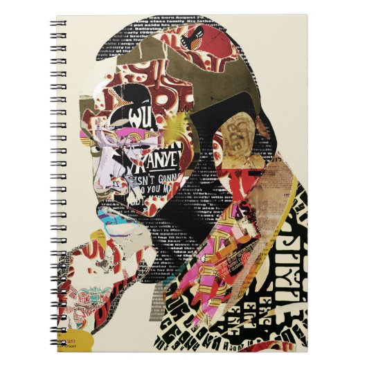 B.A. typografie collage Notitieboek (Voorkant)