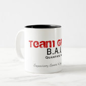 B.A.U., Quantico, VA, Speciaal Controleagent... Tweekleurige Koffiemok (Voorkant links)