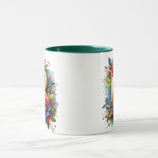 B Alphabet Design Cup Mok (Midden)