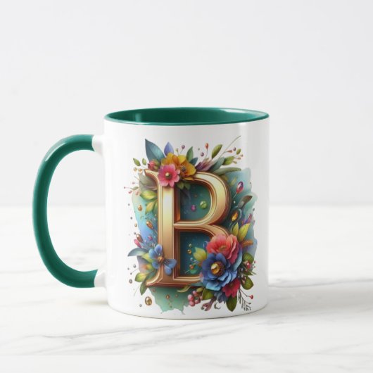 B Alphabet Design Cup Mok (Links)