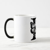 B Alphabet zwarte vlinder Magische Mok (Links)