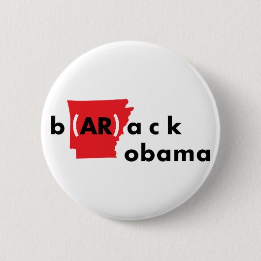 b(AR)ack obama Ronde Button 5,7 Cm (Voorkant)