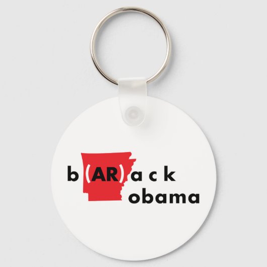 b(AR)ack obama Sleutelhanger (Voorkant)