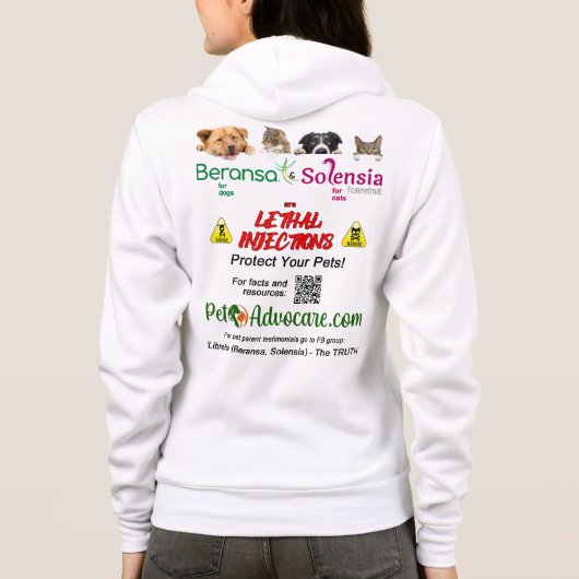 B awareness hoodie (Achterkant)