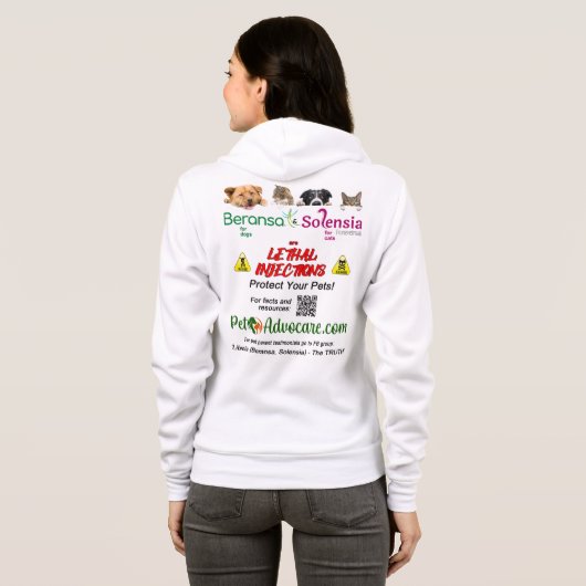 B awareness hoodie (Achterkant volledig)