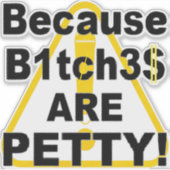 B.B.A.P.! Caution Sticker (Voorkant)