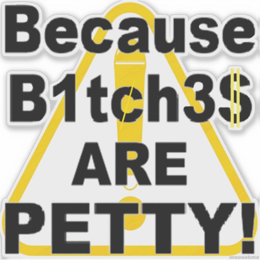 B.B.A.P.! Caution  Sticker (Voorkant)