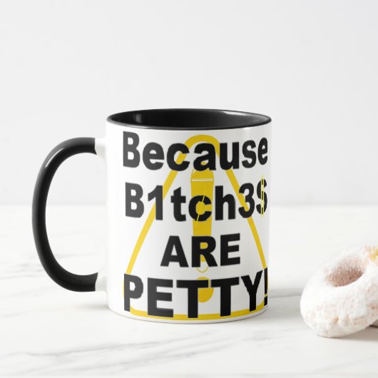 B.B.A.P. Waarschuwing  Mok (Met donut)